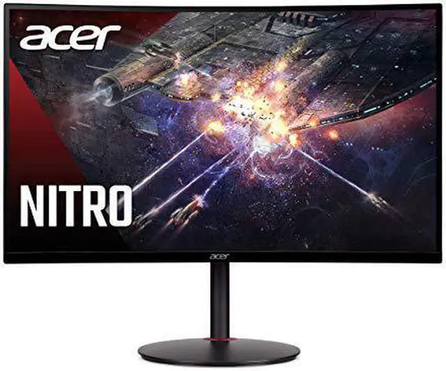 Alt view image 10 of 20 - Acer Nitro XZ270 Xbmiipx 27" 1500R Curved Full HD (1920 x 1080) VA Zero-Frame Gaming Monitor with Adaptive Sync, 240Hz Refresh Rate and 1ms VRB (Display Port & 2 x HDMI 2.0 Ports) , Black