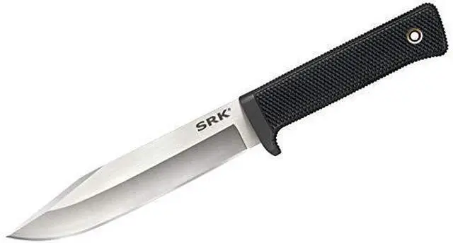 Alt view image 9 of 17 - COLD STEEL 35AN COLD STEEL SRK FIXED BLADE 6.0 IN PLAIN KRATON HANDLE