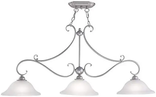 Alt view image 5 of 12 - Vaxcel Monrovia Kitchen Island in Brushed Nickel - PD35413BN