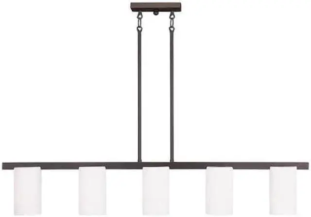 Alt view image 3 of 4 - Livex Lighting Astoria Chandelier in Olde Bronze - 1327-67