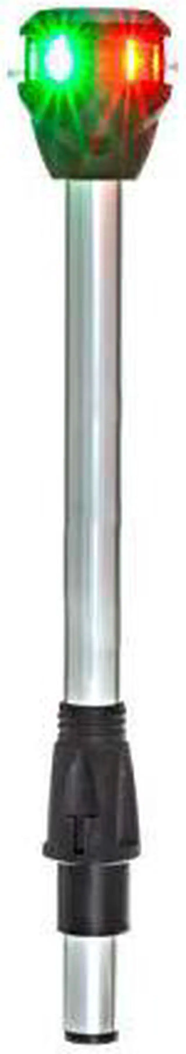 Alt view image 4 of 6 - Attwood Lightarmor Bi-Color Navigation Pole Light W/Task Light - Straight - 10"