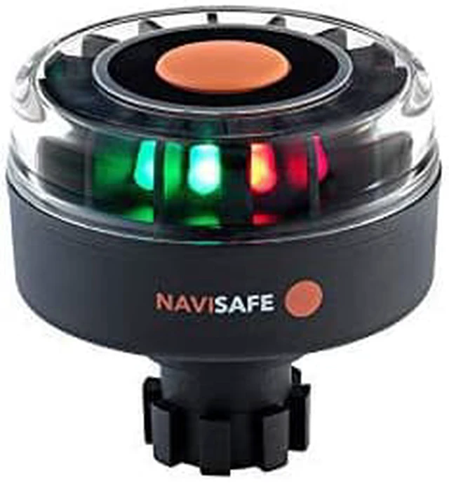 Alt view image 4 of 4 - NAVISAFE NAVILIGHT TRICOLOR 2NM W/NAVIBOLT BASE