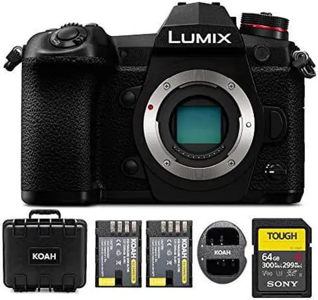 Alt view image 8 of 8 - Panasonic Lumix G9 Mirrorless Micro Digital Camera Body and Accessory Kit