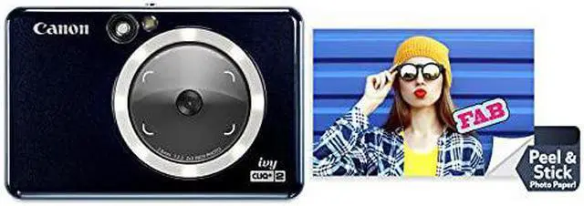 Alt view image 12 of 20 - Canon IVY CLIQ+ 2 Instant Camera Printer (Midnight Navy)