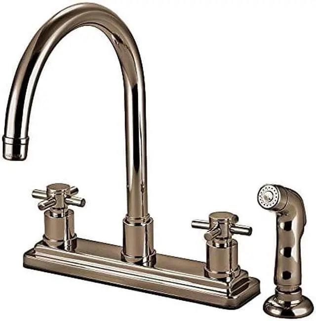 Alt view image 3 of 4 - Kingston Brass KS8798DX CONCORD Two Handle Kitchen Faucet with Matching Finish P