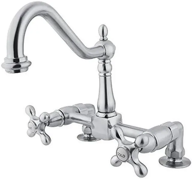 Alt view image 4 of 6 - Kingston Brass KS1141AX Kitchen , Faucet, Polished Chrome