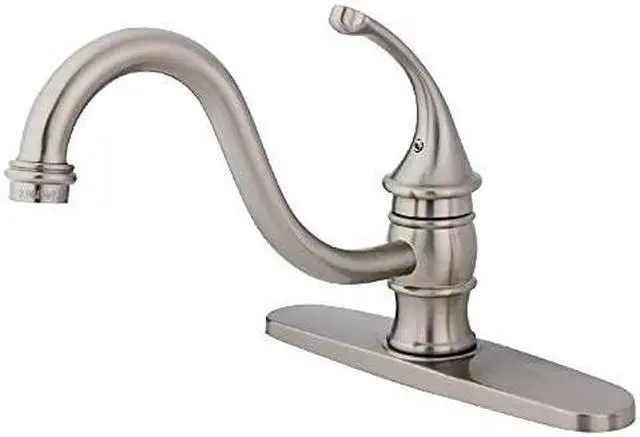 Alt view image 3 of 4 - Kingston Brass KB3578GLLS Single Handle 8 in. Kitchen Faucet without Sprayer