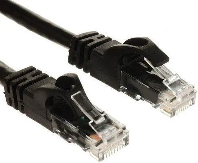 Alt view image 3 of 3 - 14 Ft (14ft) Cat6 Ethernet Network Patch Cable RJ45 Black
