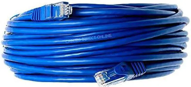 Alt view image 10 of 17 - Cables Direct Online Cat5e 200FT Ethernet Patch Cable, 350MHz - Compatible with PC, Laptop, Modem, Router, TVs, Printers, Consoles for Home/Office, Blue