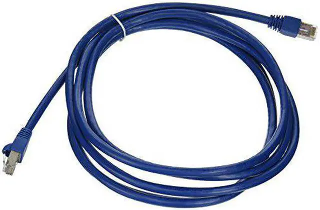 Alt view image 4 of 10 - Monoprice Cat6A Ethernet Patch Cable - 10 Feet - Blue | Snagless RJ45, Stranded, 550Mhz, STP, Pure Bare Copper Wire, 10G,26AWG