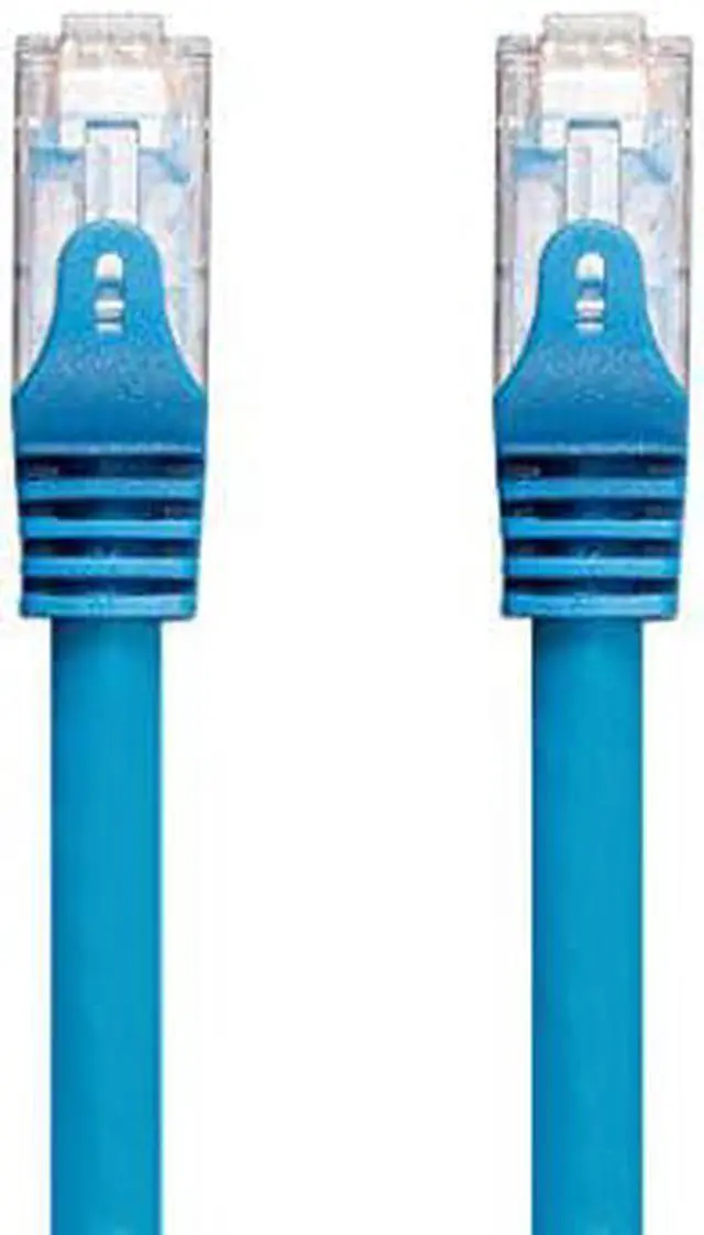 Alt view image 6 of 7 - Monoprice Cat6 Ethernet Patch Cable - 30 feet - Blue | Snagless, RJ45, 550Mhz, UTP, CMP, Plenum, Pure Bare Copper Wire, 23AWG - Entegrade Series