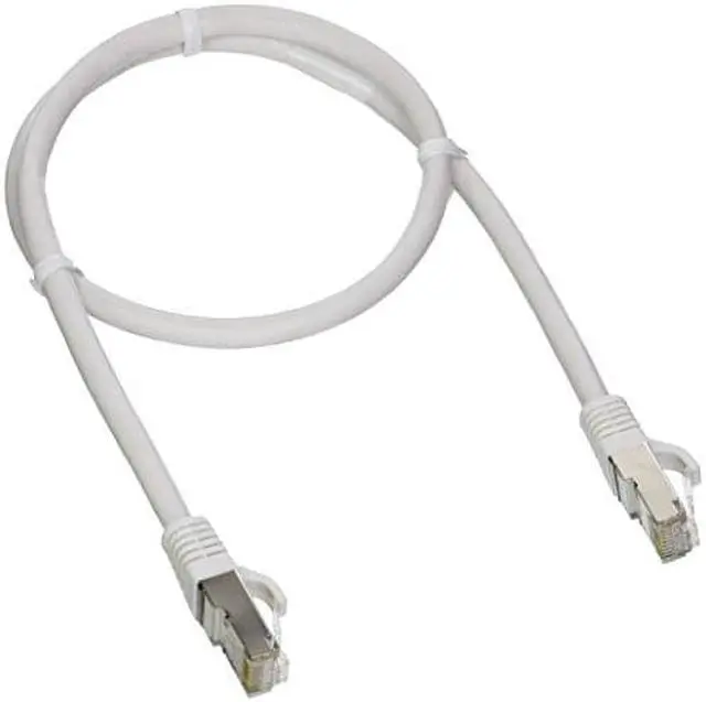 Alt view image 2 of 3 - C2G 00915 Cat6 Cable - Snagless Shielded Ethernet Network Patch Cable, White (2 Feet, 0.60 Meters)