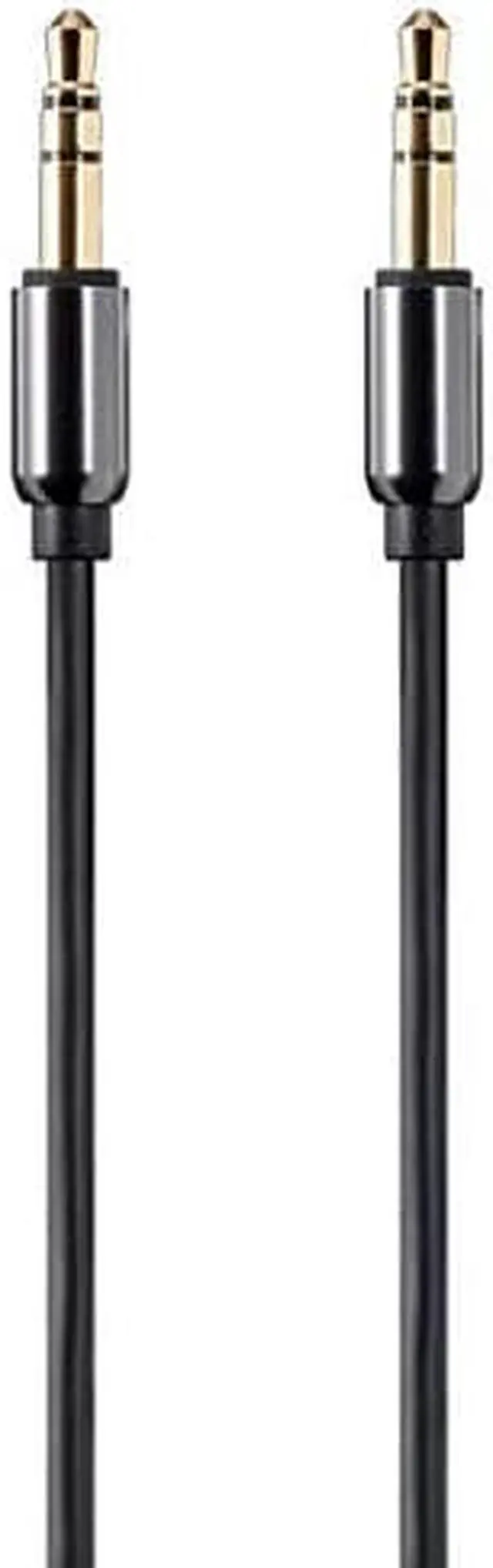 Alt view image 6 of 6 - Monoprice Onyx Series Auxiliary 3.5mm TRS Audio Cable, 1ft