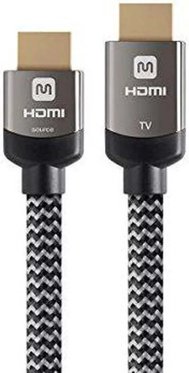 Alt view image 7 of 13 - Monoprice HDMI Cable - 60 feet - Gray | High Speed, Active Chipset, 4K@24Hz 10.2Gbps, 24AWG, CL3 Rated, Compatible with Apple TV / Roku / Blu-Ray Disc / PS4 and More - Luxe Series