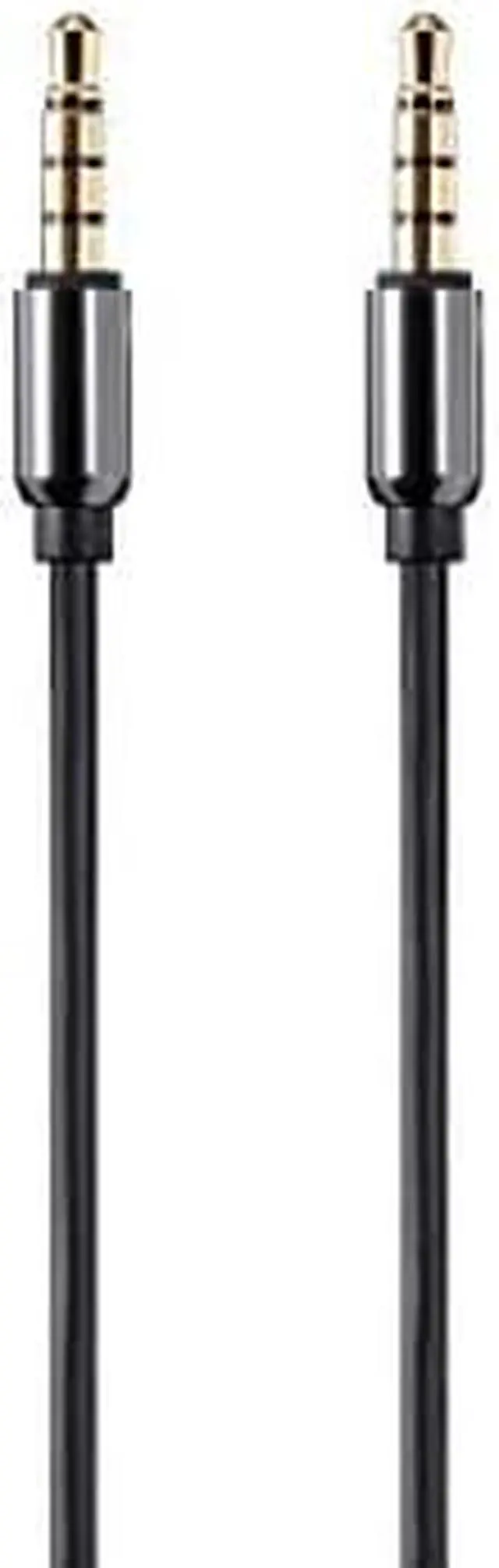 Alt view image 6 of 7 - Monoprice Onyx Series Auxiliary 3.5mm TRRS Audio & Microphone Cable, 10ft