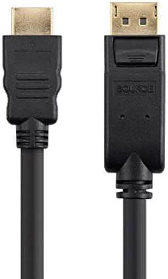 Alt view image 9 of 18 - Monoprice DisplayPort 1.2a to HDTV Cable - 3 Feet - Select Series