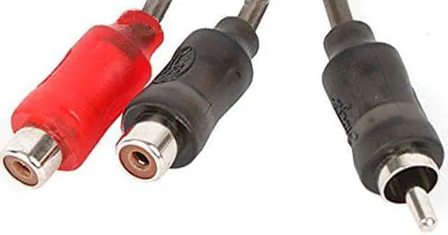 Alt view image 5 of 5 - Stinger 2 channel 1000 series 2 Female / 1 Male Y RCA interconnects