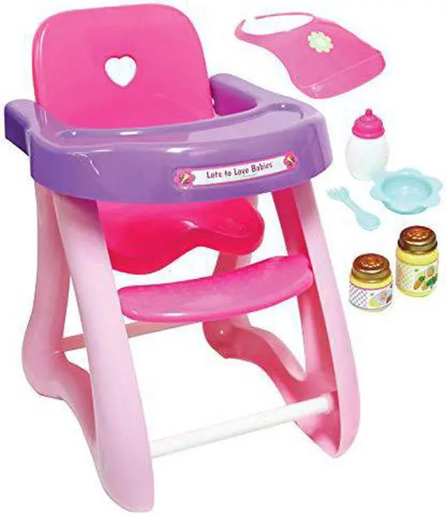 Alt view image 3 of 5 - jc toys for keeps-high chair for dolls (6piece)