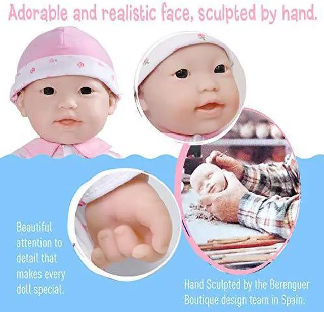 Alt view image 2 of 4 - JC TOYS 16IN SOFT BABY DOLL PINK ASIAN