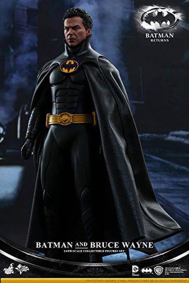 Alt view image 3 of 8 - Movie masterpiece Batman returns Batman and Bruce Wayne (2 pieces) 1 / 6 scale plastic pre-painted PVC figure