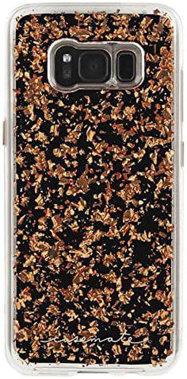 Alt view image 10 of 10 - Case-Mate Samsung Galaxy S8 Rose Gold Karat Case