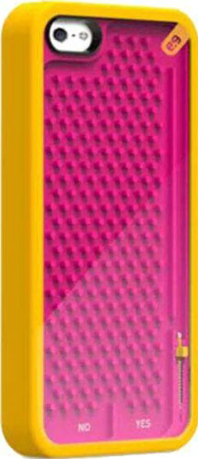 Alt view image 7 of 7 - Puregear Undecided Retro Game Case For Iphone 5C (Orange & Pink)