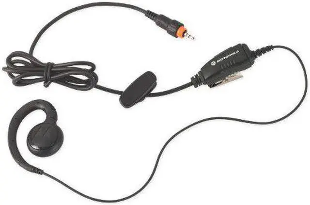 Alt view image 5 of 8 - MOTOROLA HKLN4455F Earpiece,Black,48 In. L,Ear Loop