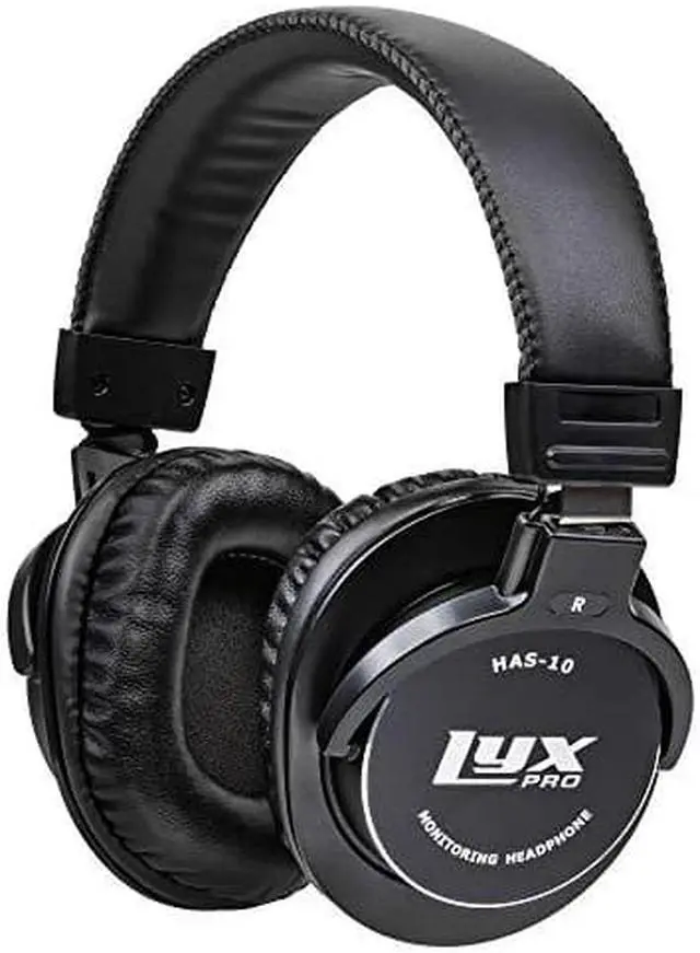Alt view image 9 of 9 - LyxPro HAS-10 Closed Back Over-Ear Headphones, Lightweight and Comfortable