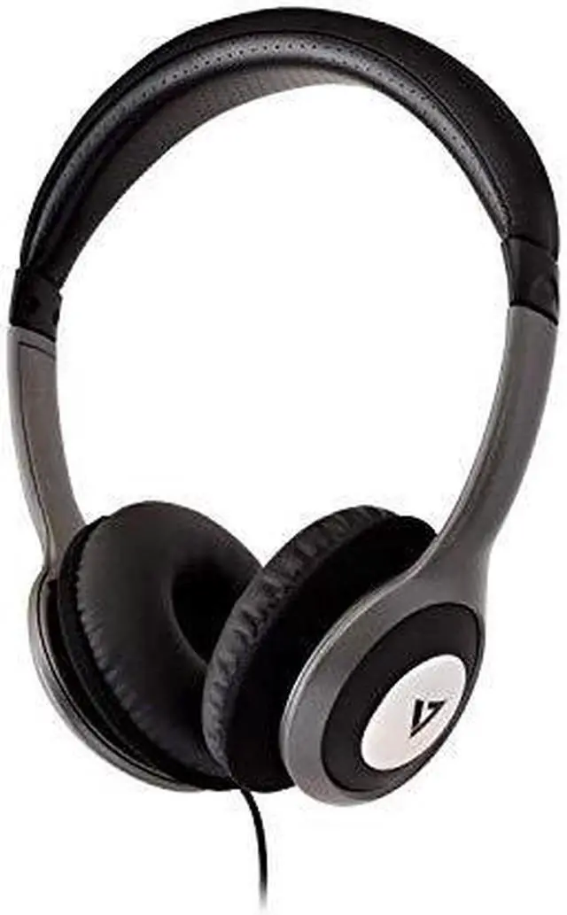 Alt view image 11 of 11 - V7 Deluxe Stereo Headphones with Volume Control (HA520-2NP)