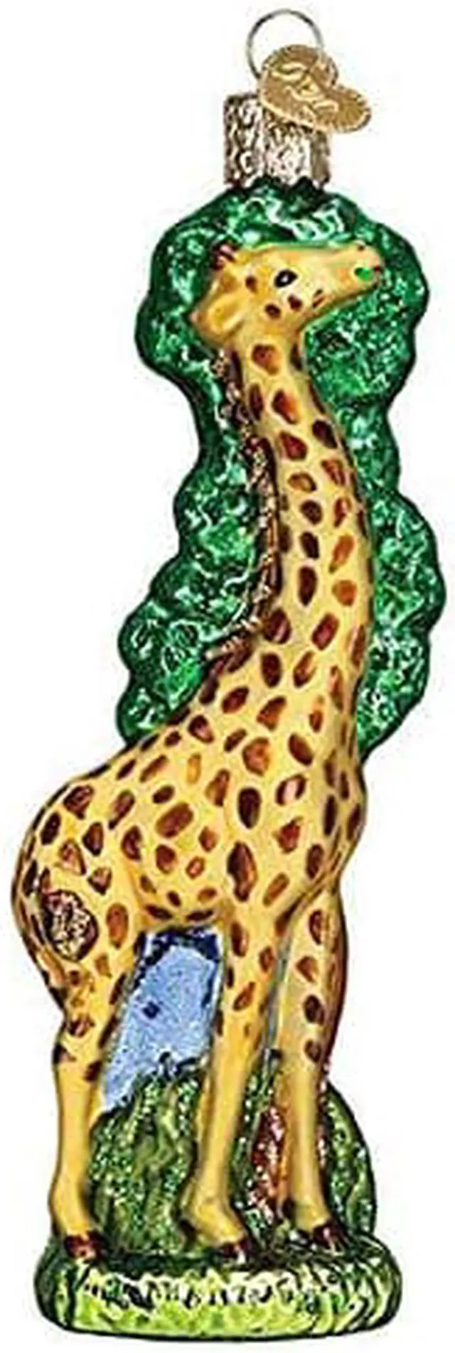 Alt view image 4 of 5 - Giraffe Safari Animal Christmas Holiday Ornament
