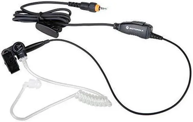 Alt view image 2 of 4 - Motorola HKLN4487A  1-Wire Surveillance Earpiece w/Push-to-Talk (PTT) Microphone & Hands-Free Operation