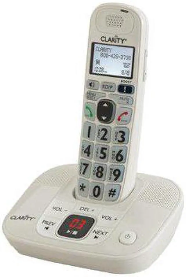 Alt view image 16 of 20 - Clarity D712 Digital DECT 6.0 Cordless Phone Integrated Answering Machine