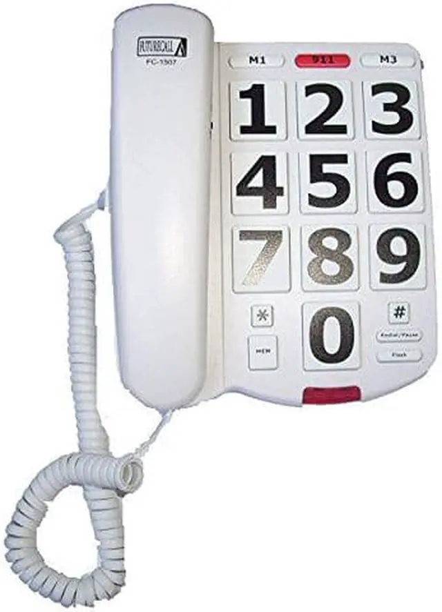 Alt view image 3 of 3 - future call fc-1507 big button phone with 40db handset volume