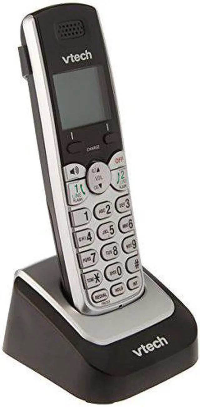 Alt view image 2 of 2 - vtech 2-line accessory handset for ds6151 (cordless telephones/dect 6.0 cordless phones)