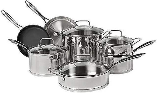 Main image of Cuisinart 89-11 Professional Series Cookware 11 Piece Set, Stainless Steel