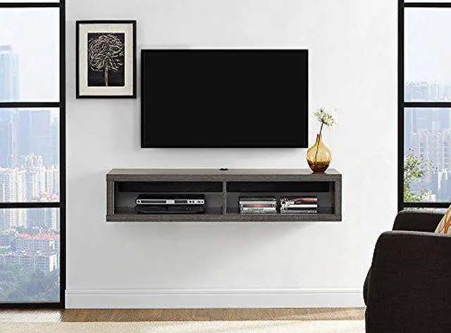 Main image of Martin Furniture Floating Tv Console, 48", Skyline Walnut