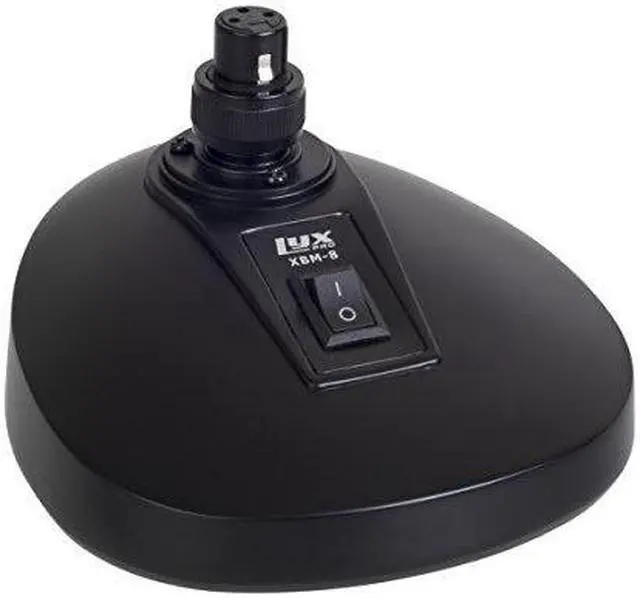 Alt view image 6 of 6 - LyxPro Microphone Desktop Base XLR socket for Podium & Gooseneck Microphones