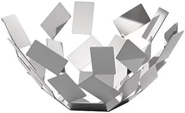 Main image of Alessi La Stanza Dello Scirocco Fruit Basket Silver 10-3/4-Inch