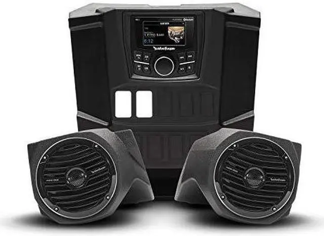 Alt view image 3 of 3 - Rockford Fosgate RNGR-STAGE2 Stereo and front speaker kit for select Ranger models