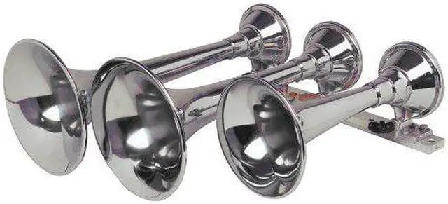 Main image of Kleinn Air Horns 630 Triple Train Horn - Chrome