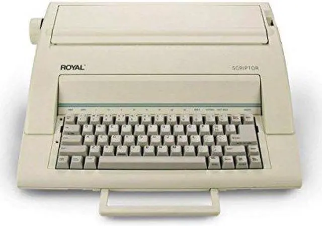 Alt view image 10 of 10 - Royal 69149V Scriptor Personal Portable Electronic Typewriter