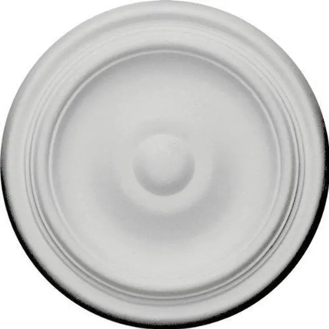 Alt view image 2 of 2 - ekena millwork cm09ma maria ceiling medallion, 9 5/8"od x 1 1/8"p fits canopies up to 1 3/4", factory primed