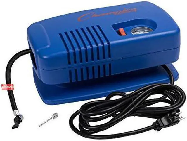 Alt view image 12 of 12 - Champion Sports Deluxe Electric Inflating Pump - Blue