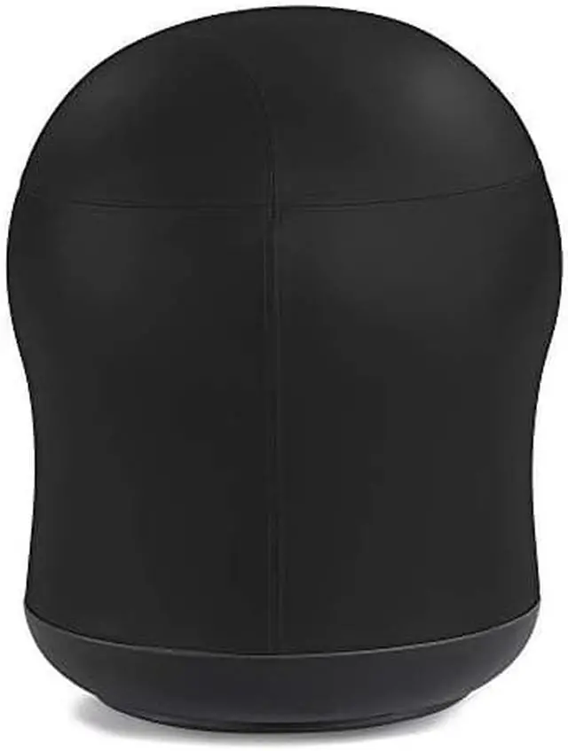 Alt view image 9 of 9 - Safco Zenergy Swivel Ball Chair 17 1/2" Diameter x 23" High Black Vinyl 4760BV