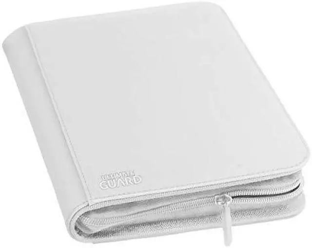 Main image of Ultimate Guard 4 Pocket Zipfolio Xenoskin Deck Case, White