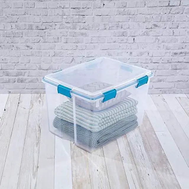 Alt view image 3 of 9 - Sterilite 80 Qt. Gasket Storage Tote 19384304