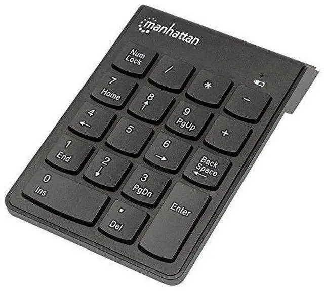 Alt view image 13 of 19 - NUMERIC WIRELESS USB KEYPAD, WITH USB MICRO RECEVIER, 18 FULL-SIZE KEYS, BLACK .