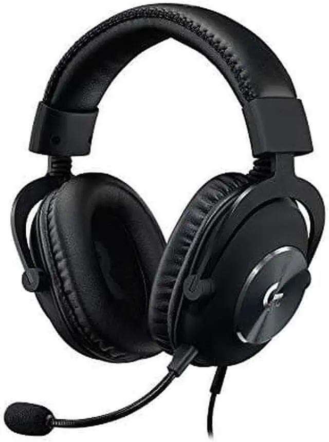 Alt view image 17 of 20 - Logitech PRO X 981-000817 Wired Over-the-Ear Gaming Headset Black