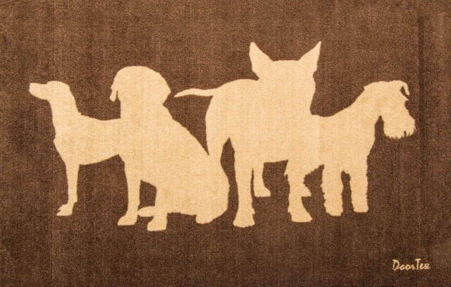 Main image of Doortex® Dog Design Wash Room Mat -24" x 39"