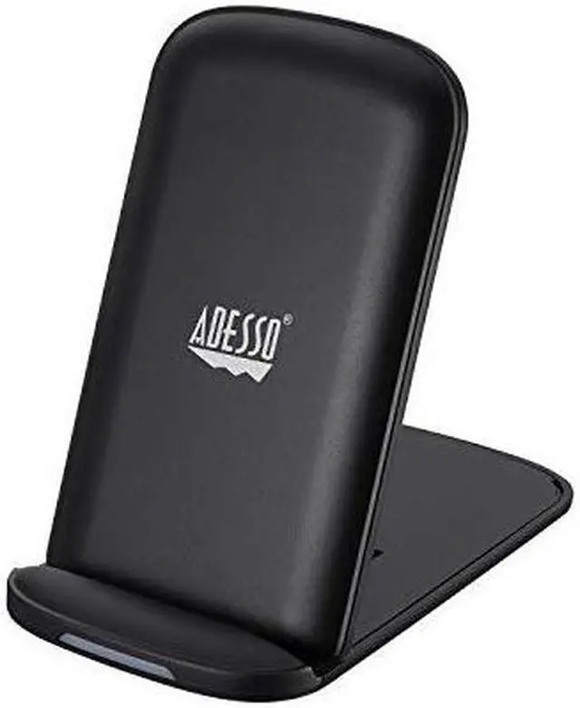 Alt view image 18 of 19 - Adesso 10W Max Qi-Certified 2-Coil Foldable Wireless Charging Stand AUH1020